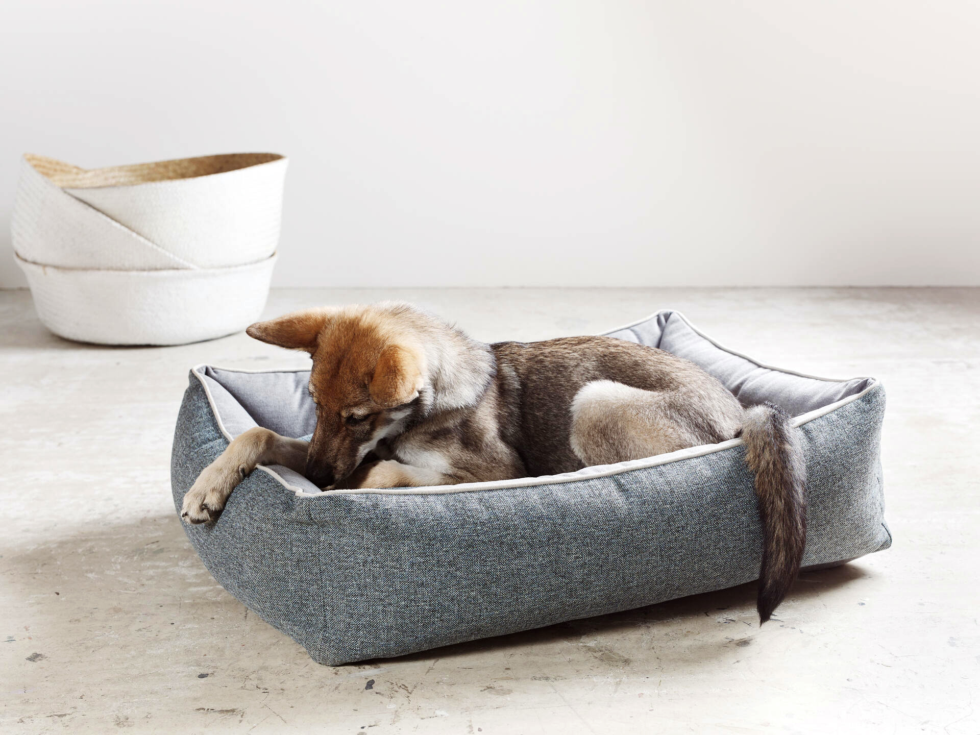 ORTHO Hundebett  SCALA - Denim M