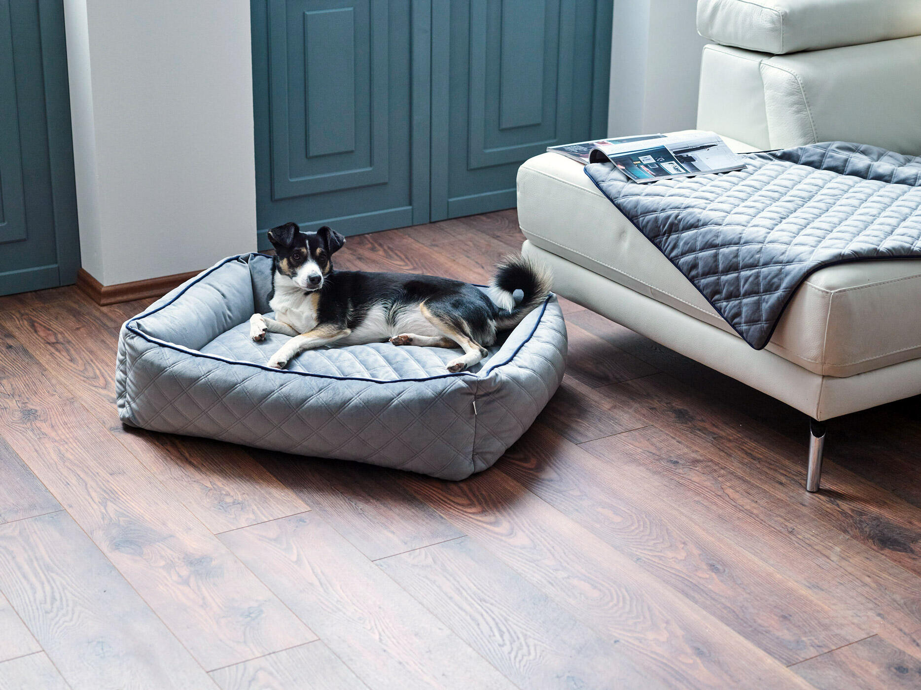 CLASSIC Hundebett OXFORD - Grey